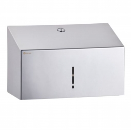 Pojemnik na ręczniki papierowe składane MERIDA STELLA MINI, stal polerowana