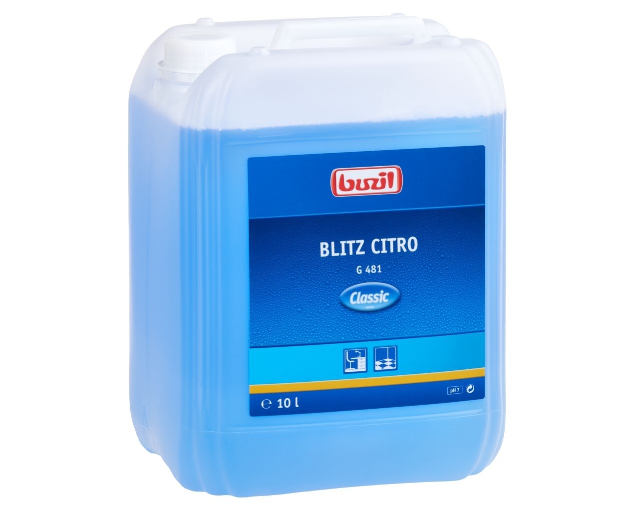 G481 Blitz Citro - Środek do codziennego mycia podłóg, kanister 10 l