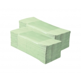 Pojedyncze ręczniki papierowe MERIDA ECONOMY, zielone, 4000 sztuk