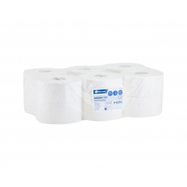 Papier toaletowy MERIDA TOP, biały, średnica 19 cm, długość roli 180 m