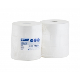 Papier toaletowy MERIDA TOP, biały, śr. 23 cm, dł. 245 m, zgrzewka 6 szt.