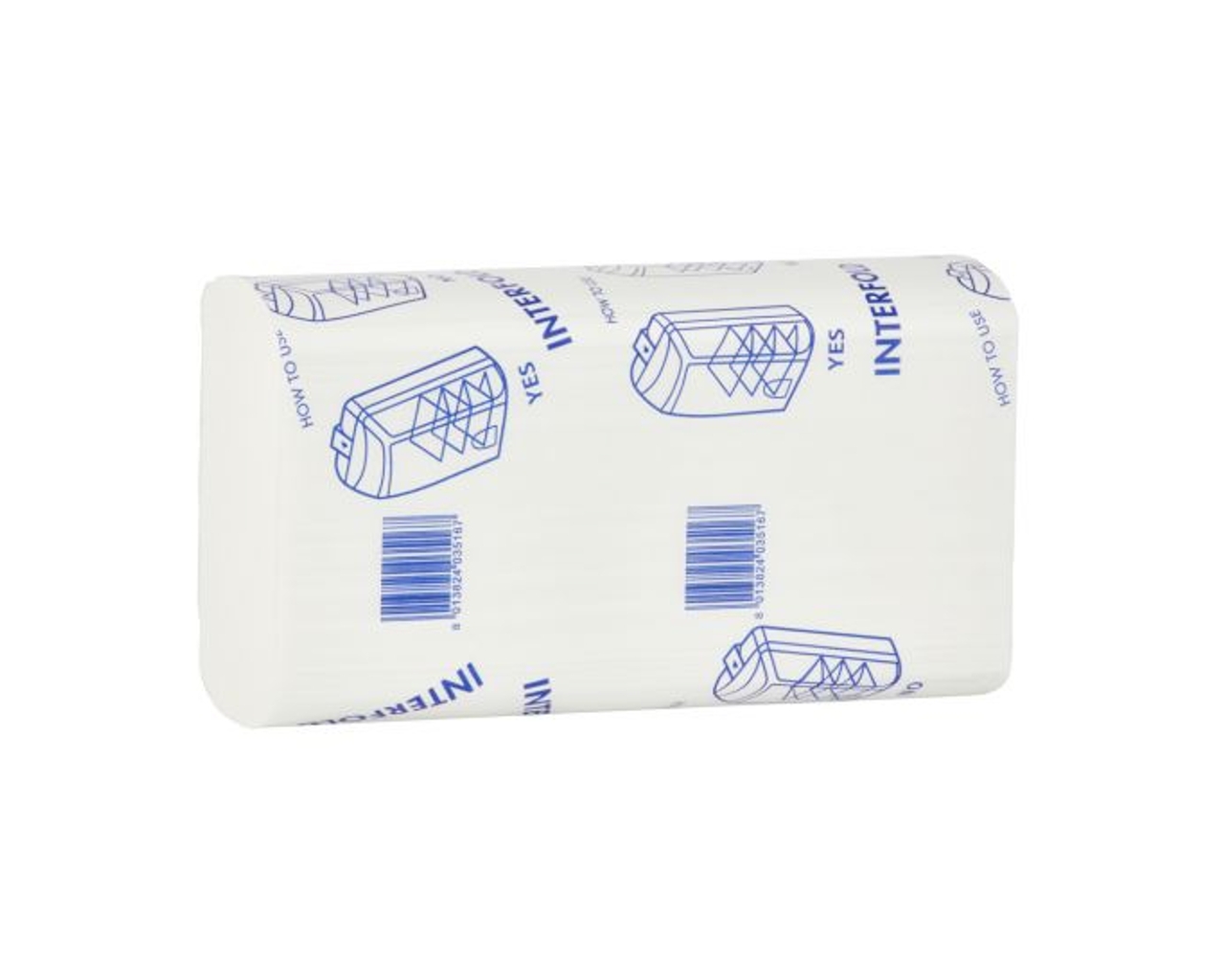 Ręczniki papierowe MERIDA TOP SLIM, białe, dwuwarstwowe, 3000 szt.