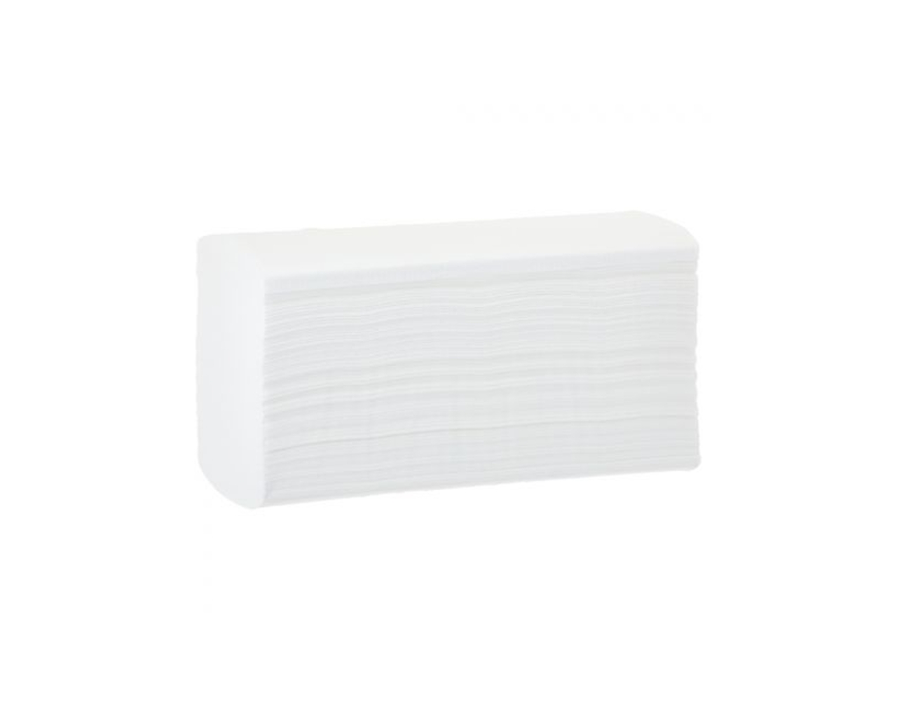 Ręczniki papierowe składane ZZ MERIDA PREMIUM NO CLOG, białe, celulozowe, karton 2700 szt.