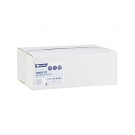 Papier toaletowy w listkach MERIDA TOP, biały, celulozowy, składany, karton 9000 szt.