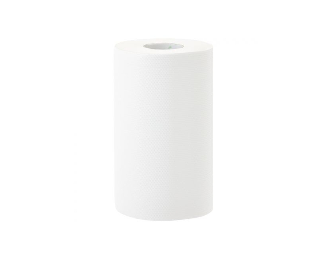 Ręczniki papierowe w roli MERIDA PREMIUM MINI, białe, celulozowe, trzywarstwowe, zgrzewka 12 szt.