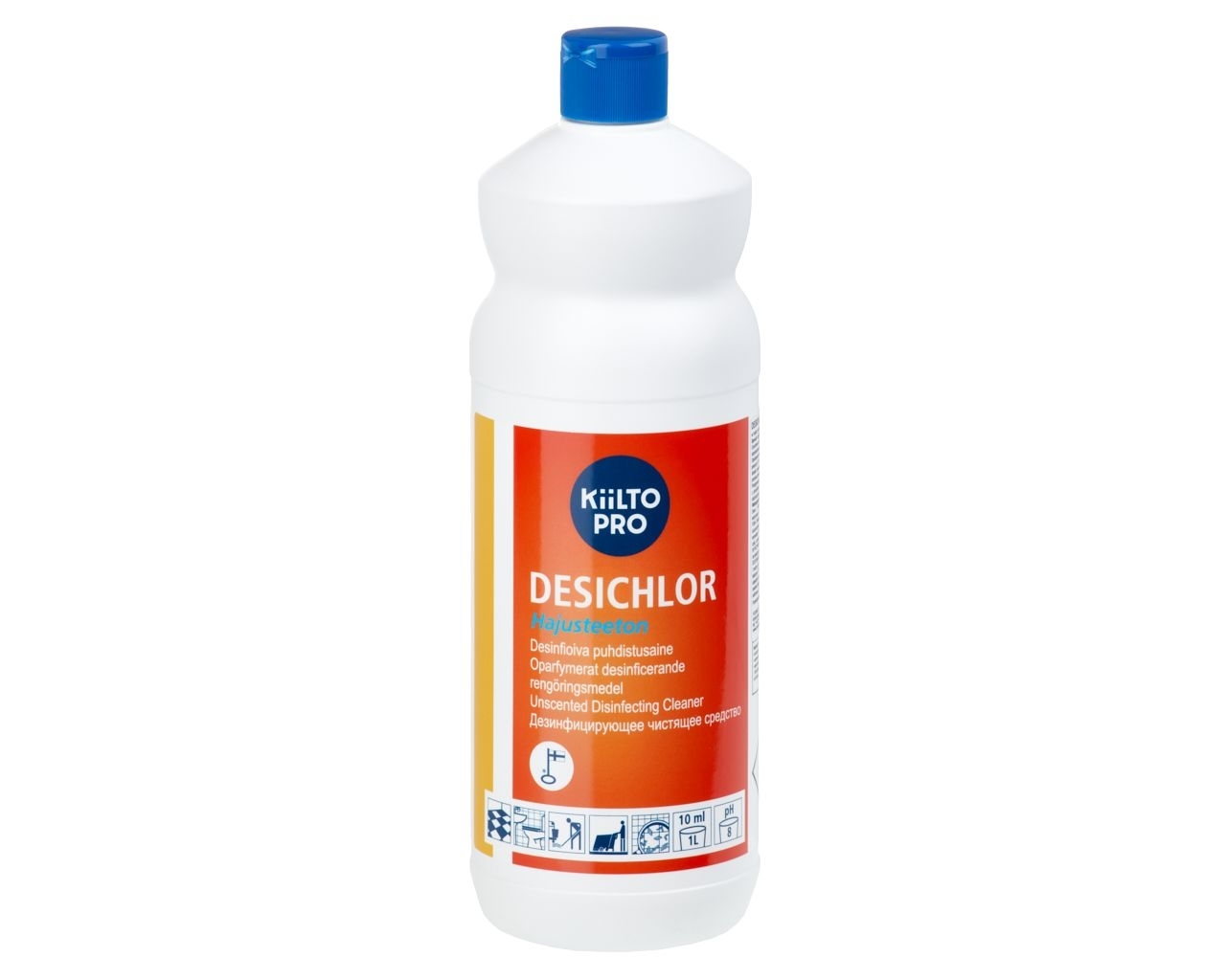 Środek do dezynfekcji i mycia powierzchni z chlorem DESICHLOR, butelka 1 litr