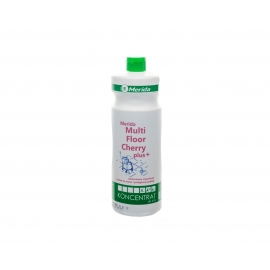 MERIDA MULTIFLOOR CHERRY PLUS+ Antystatyczny środek do mycia powierzchni wodoodpornych, butelka 1 l