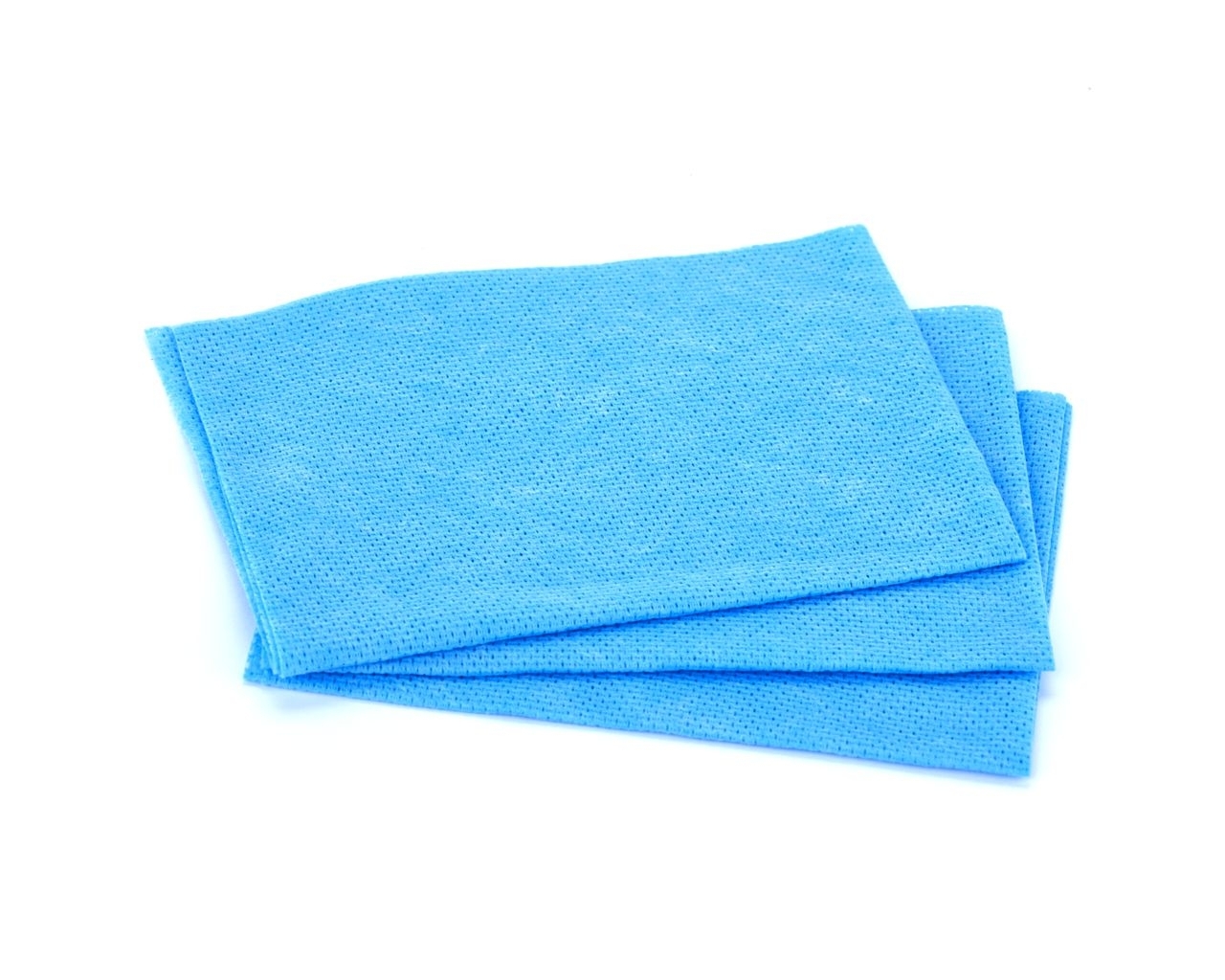Czyściwo włókninowe w listkach 30x30 cm MERIDA, niebieskie, opakowanie 20 sztuk