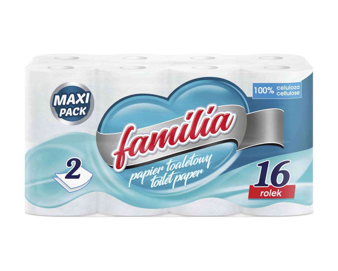 Papier toaletowy Familia 2w, 16 rolek