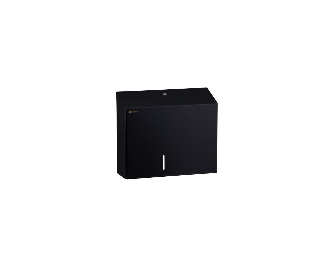 Pojemnik na papier toaletowy MERIDA STELLA BLACK LINE MAXI, średnica papieru do 23 cm, czarny