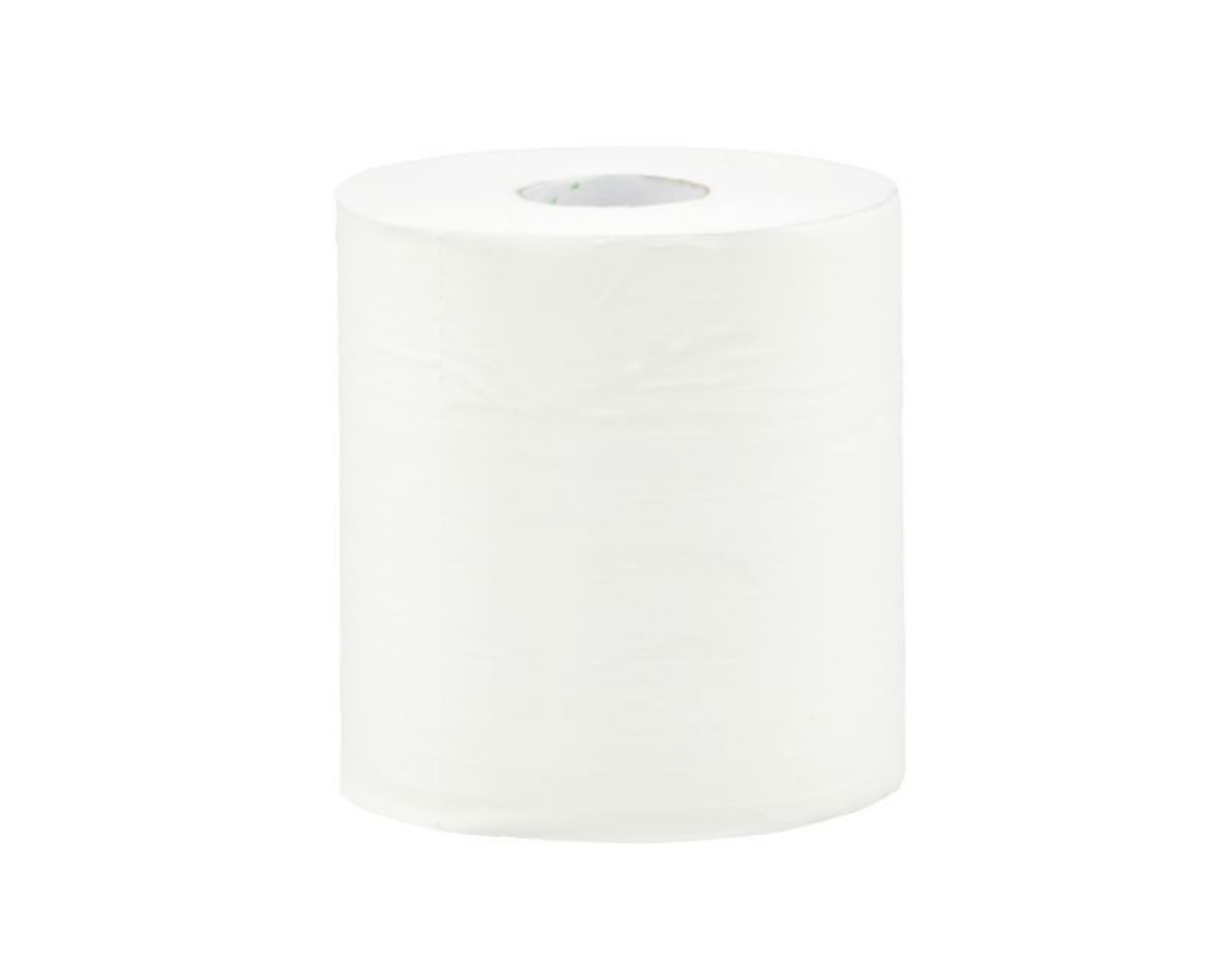 Ręczniki papierowe w roli MERIDA TOP MINI, białe, celulozowe, dwuwarstwowe, zgrzewka 6 szt.